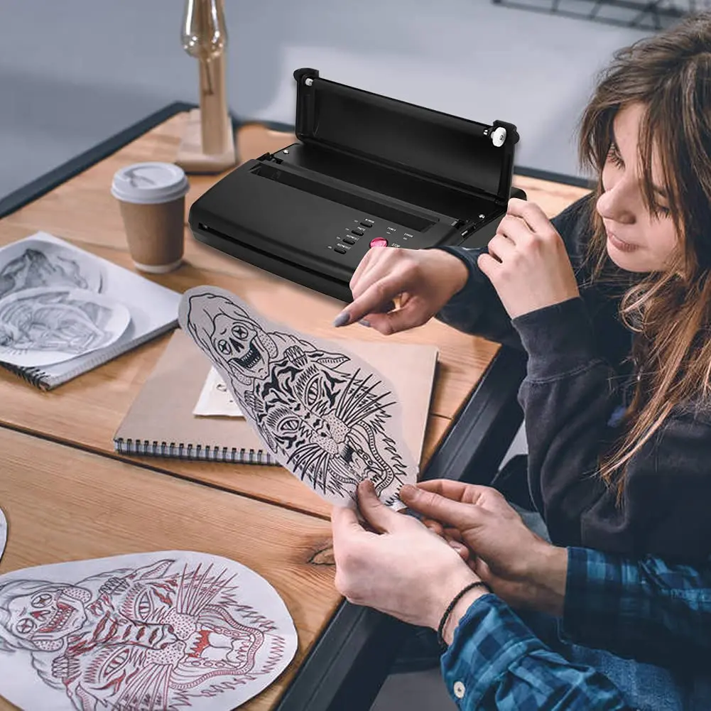 A4タトゥー転写一時的なマシンステンシルデバイスコピー機プリンター
