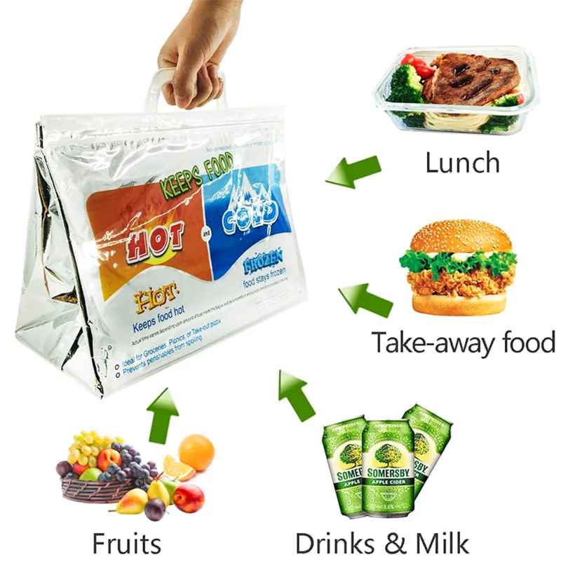 hot and cold food bags