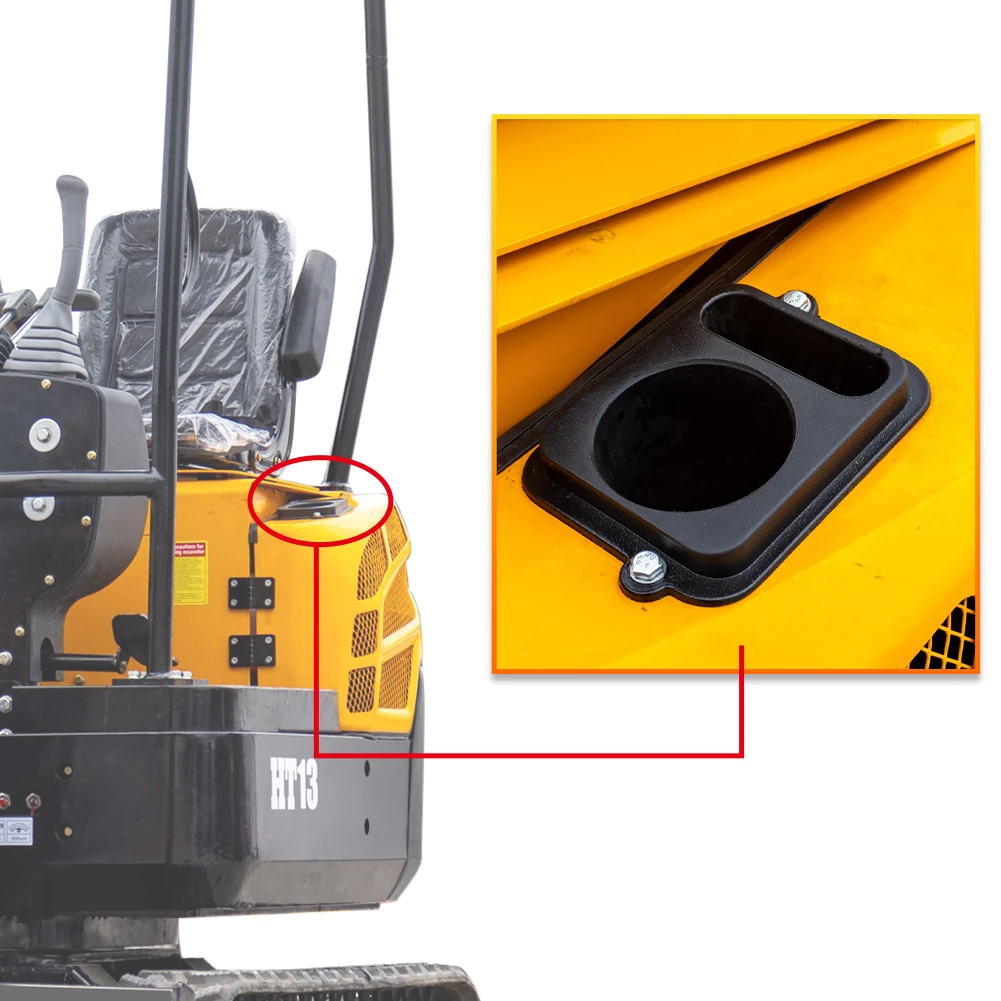 HIGHTOP HT13 1.3Ton Mini Excavator with Boom Swing | OEM