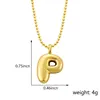 Gold P only pandent