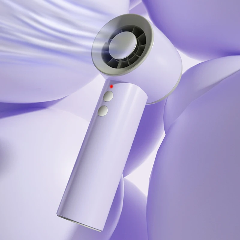 2024 Newest Unique High Speed Turbo Fan Electric Air Cooling Hand Fan
