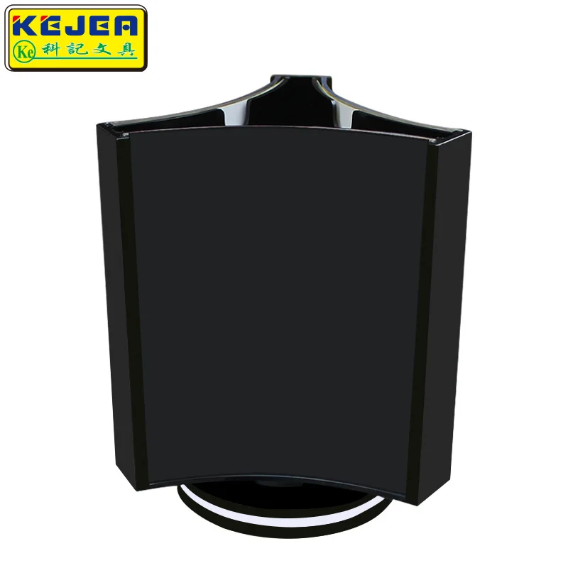 Kejea Custom Desktop Acrylic Menu Holders Round Base 3 Sides Rotation ...