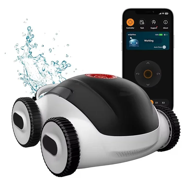 NEOBRISKEN Vacuum Cordless Swimming Pool Cleaning Robot Wireless Swimming Pool Fully Automatic Cleaning Machine