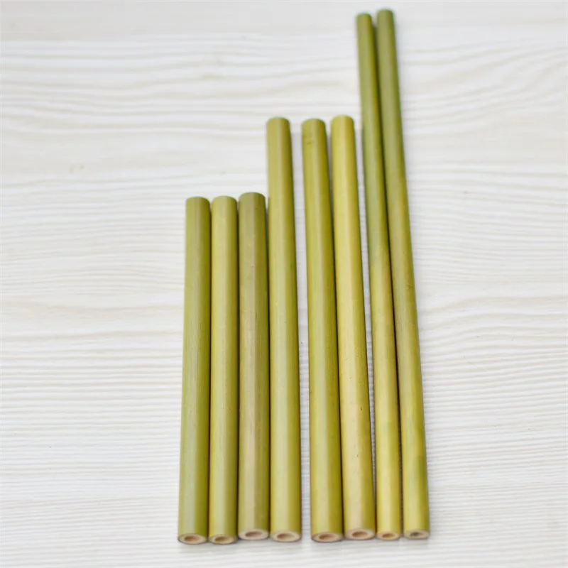 天然无公害优质水瓶秸秆便携吸管绿色竹子稻草