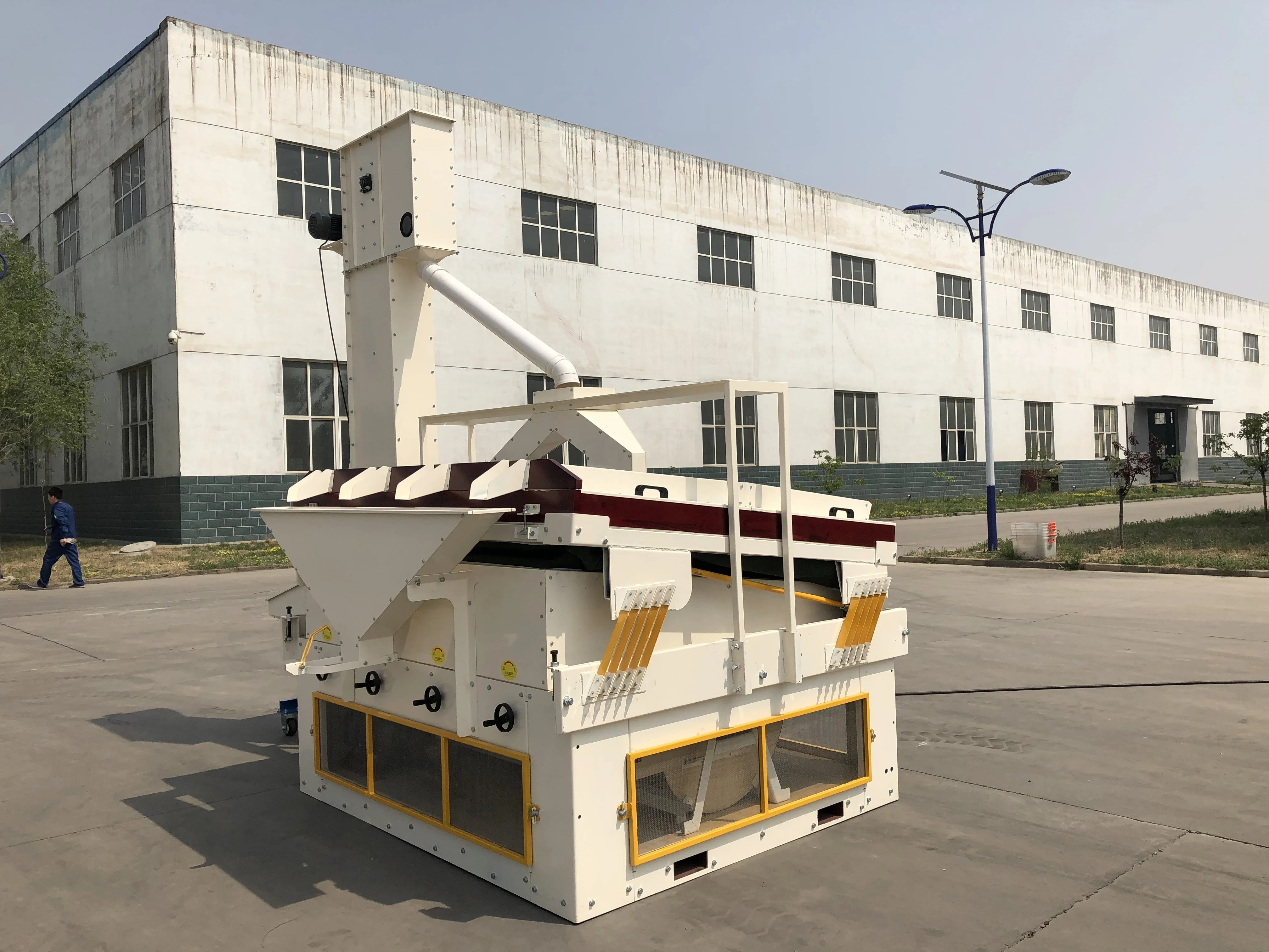 Soybean Destoner Palm Kernel Separator Rice to Stone Removing Machine