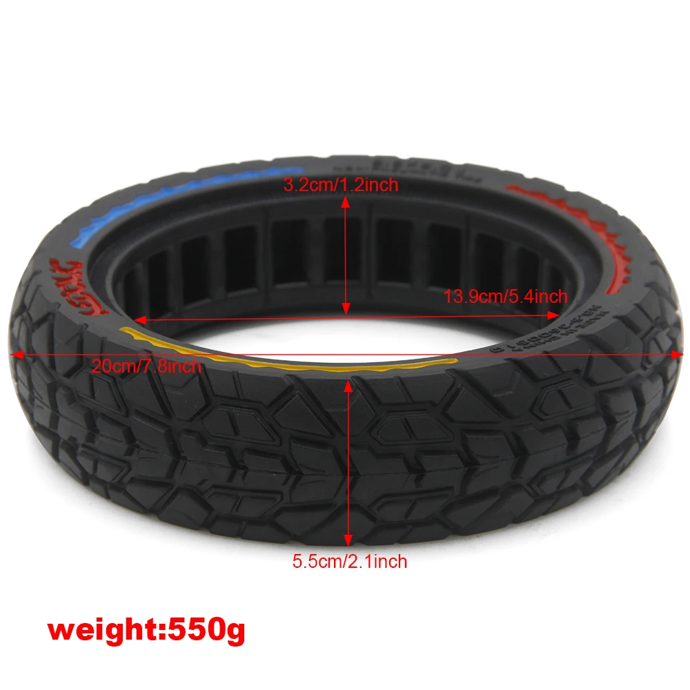 8.5*2.0 Color Off-road Solid Tyre 8.5 Inch Tire for Xiaomi M365/ Pro/Pro2/ 1S Scooter Spare Parts Trottinette Patinet