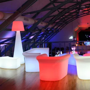 Party Event Modern Lighting Sofa Set Luminous Commercial Bar Furniture Nightclub Leisure Wedding Sofa Chair