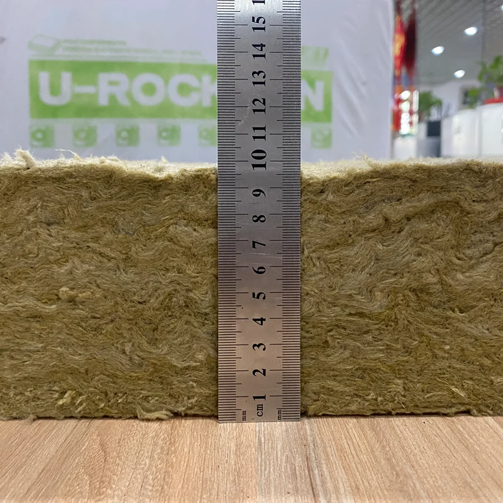 Factory Price Thermal Insulation Fireproofing External Wall Insulation 80kg/m3 Rock Stone Mineral Wool Board Slab Sheet Sale
