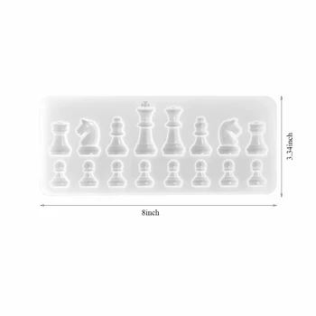 Unico Silicone Mould Chess for Resin Craft DIY Creations