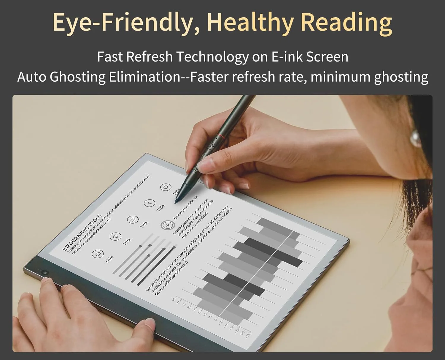 Customized Ereader 10.3" Epaper Tablet 4GB 64GB  E Ink Tablet Ebook Reader Digital Paper Notetaking Tablet with Stylus Pen