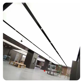 soft film ceiling with white transparent film light box fabric soft film pvc stretch Customized size poster pattern wholesale