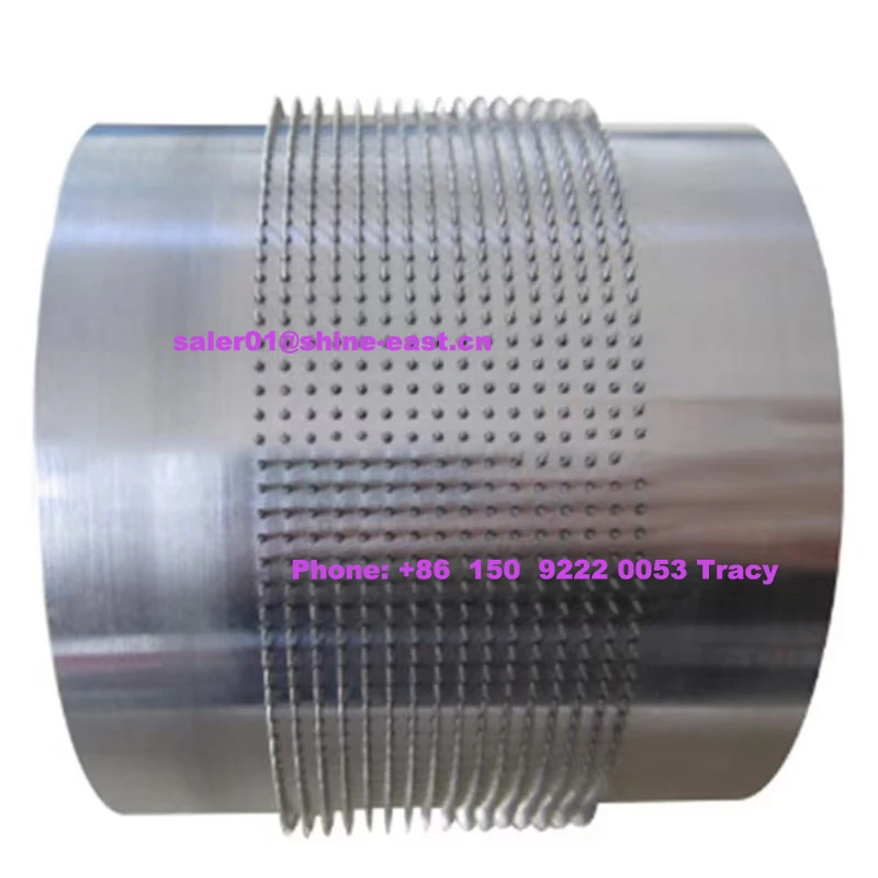 Shine East Heating Perforation Roller Rotary Pinned Punching Roller Cold Perforation Shaft