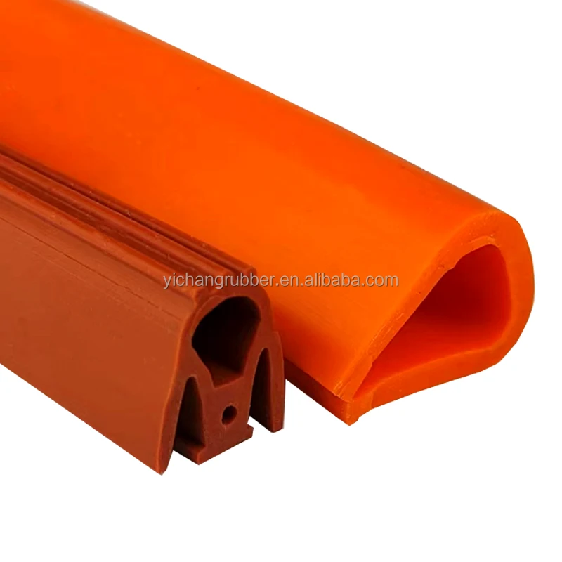 Industrial Profile Sealing Silicone Strip  Steam Room Oven Door and Window High Temperature Resistant Rubber Strip