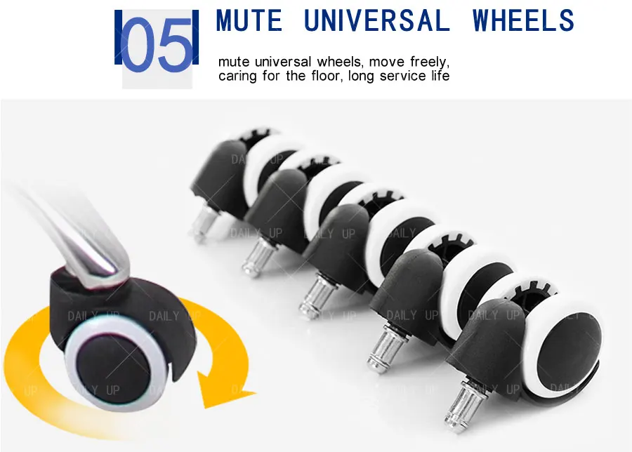 Simple Design Revolving Office Chair Lifting And Breathable Computer Chair With Universal Wheels For Meeting And Conference