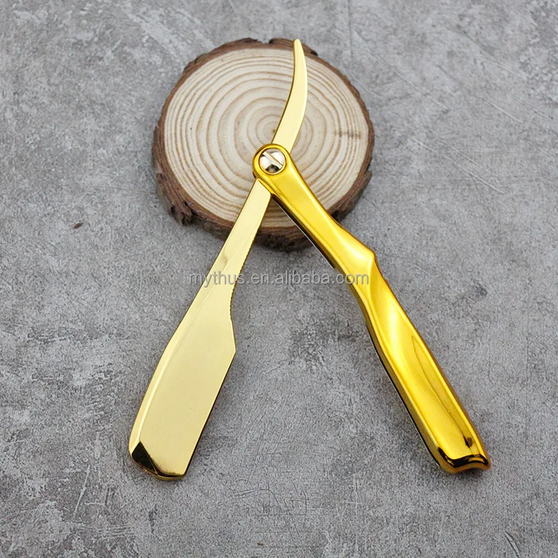 Electroplating Single Blade Razor - Manual Barber Shaving Knife