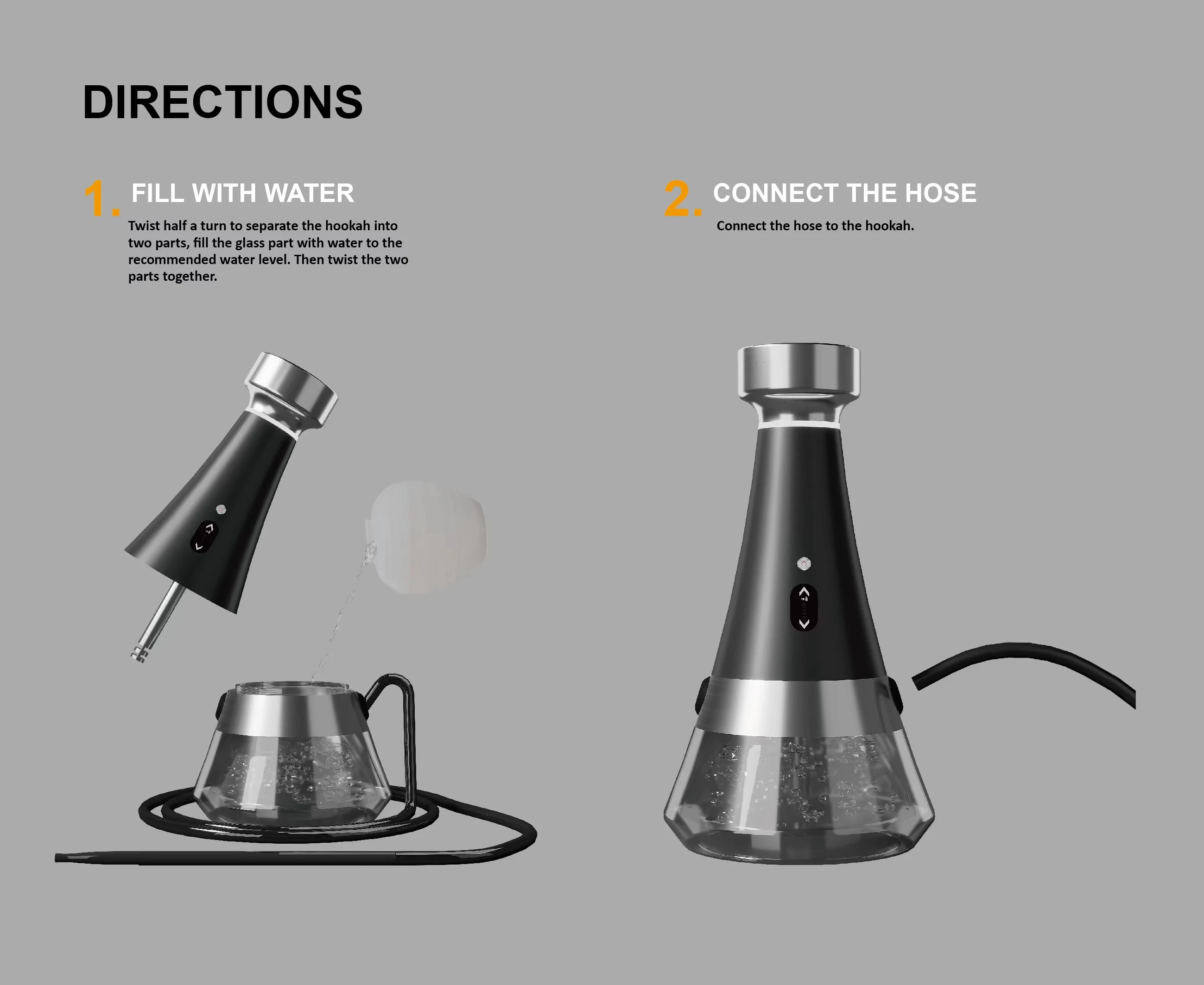 Custom Ookaeing Shisha Hookah Set Accessories Pods Mint Love 66 Hookah