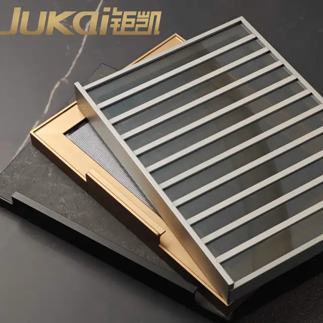 Jukai Special Offer Glass Door Wardrobe Custom Tempered Frosted Glass Kitchen Cabinet Doors Aluminum Frames for Glass Doors