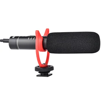 YELANGU MIC05 Stereo Aluminum Alloy Microphone, Super Cardioid Direction, Suitable for DSLR Camera / Mobile Phone / PC