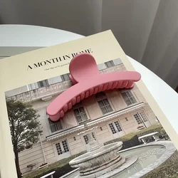 Новое поступление заколка для волос женщин простая Мода корейский большой зажим