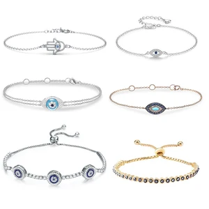 Women Wholesale Custom Silver Bracelets Adjustable  925 Sterling Silver Bracelet for Women Jewelry