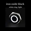 Luce ad anello bianco nero