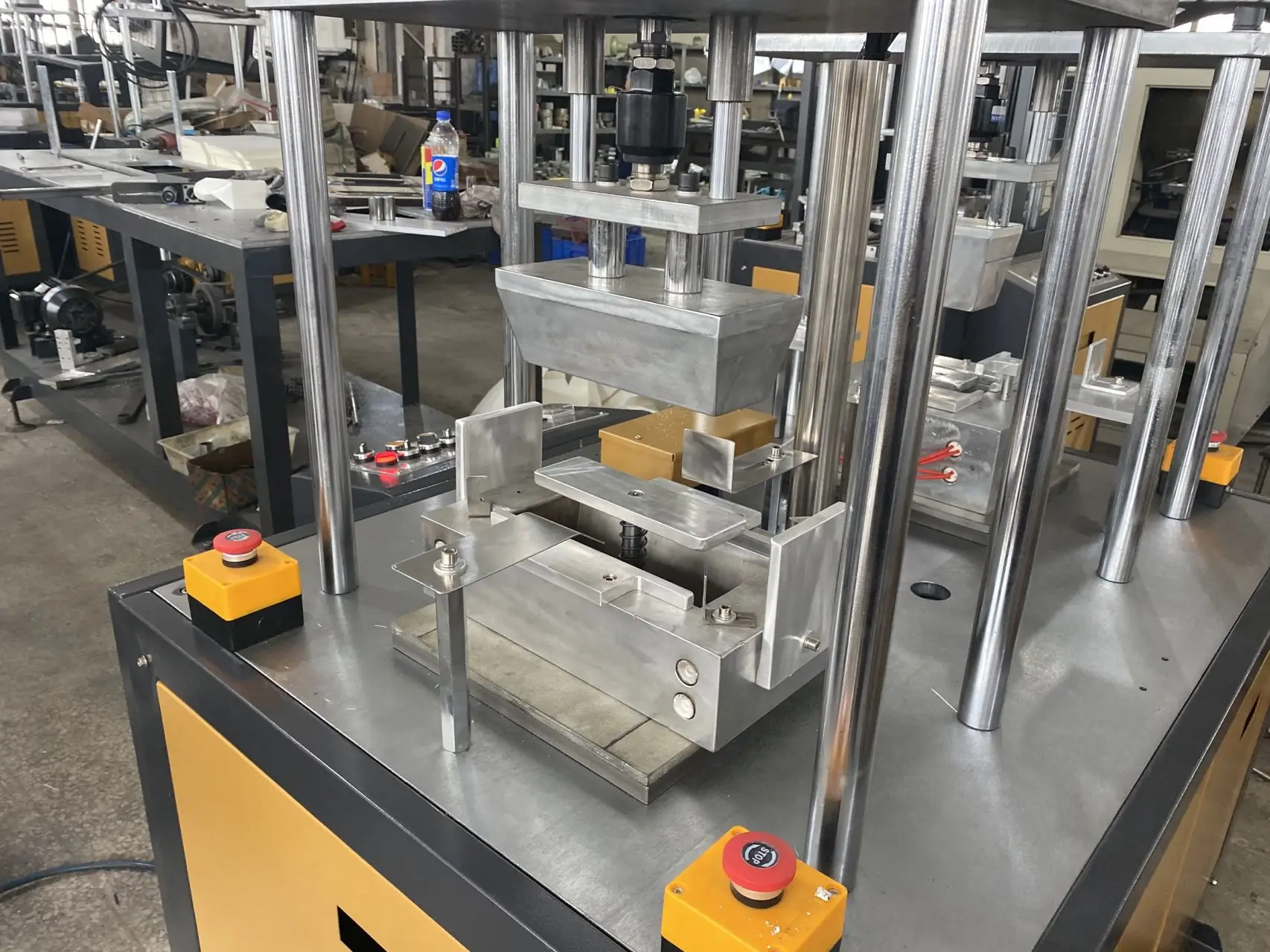 Paper Dinner Box /tray/ Container  Making Machine Manual Type