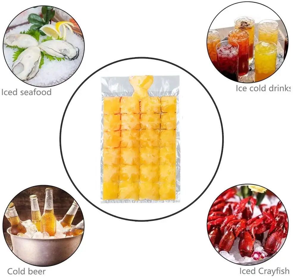 Plastic Clear Ldpe Disposable Ice Cube Packaging Bag Buy Disposable