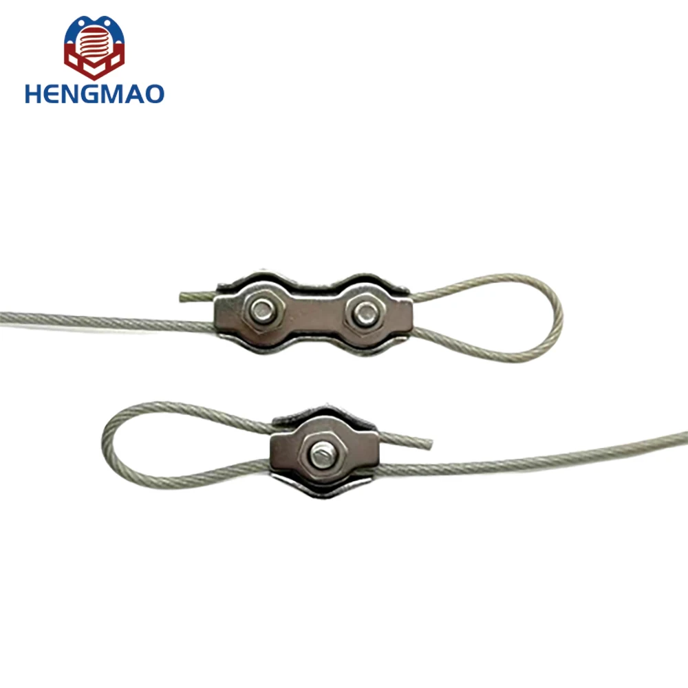 Galvanized Duplex Wire Rope Clamps (U-Bolts) – Steel, Assorted Sizes 2mm To 8mm – UK Made