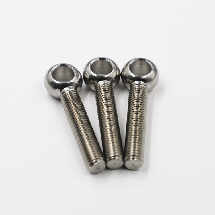Din444 M8 M10 Stainless Steel Eye Bolts Buy Fully Threaded Rod End