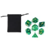 Green / Black Velvet Bag