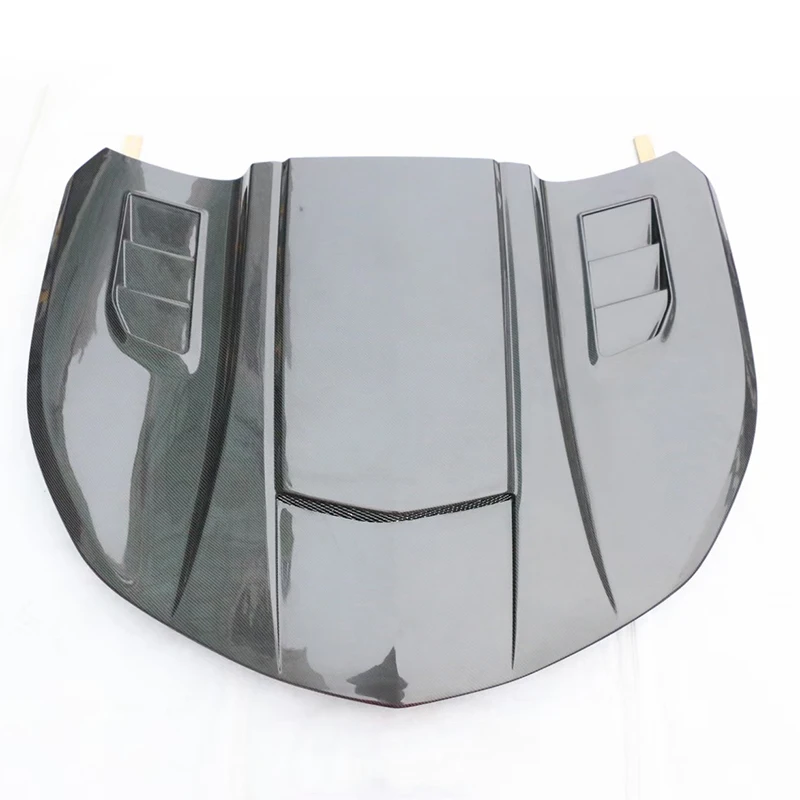Oem Style Ss Clear Vent Carbon Fiber Hood Bonnet For Chevrolet Camaro