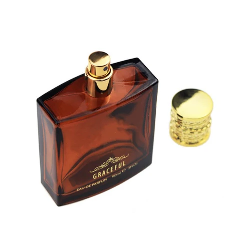 product 100ml premium flat square glass perfume bottle high quality men and womens perfume bottle with cylinder metal lid-21