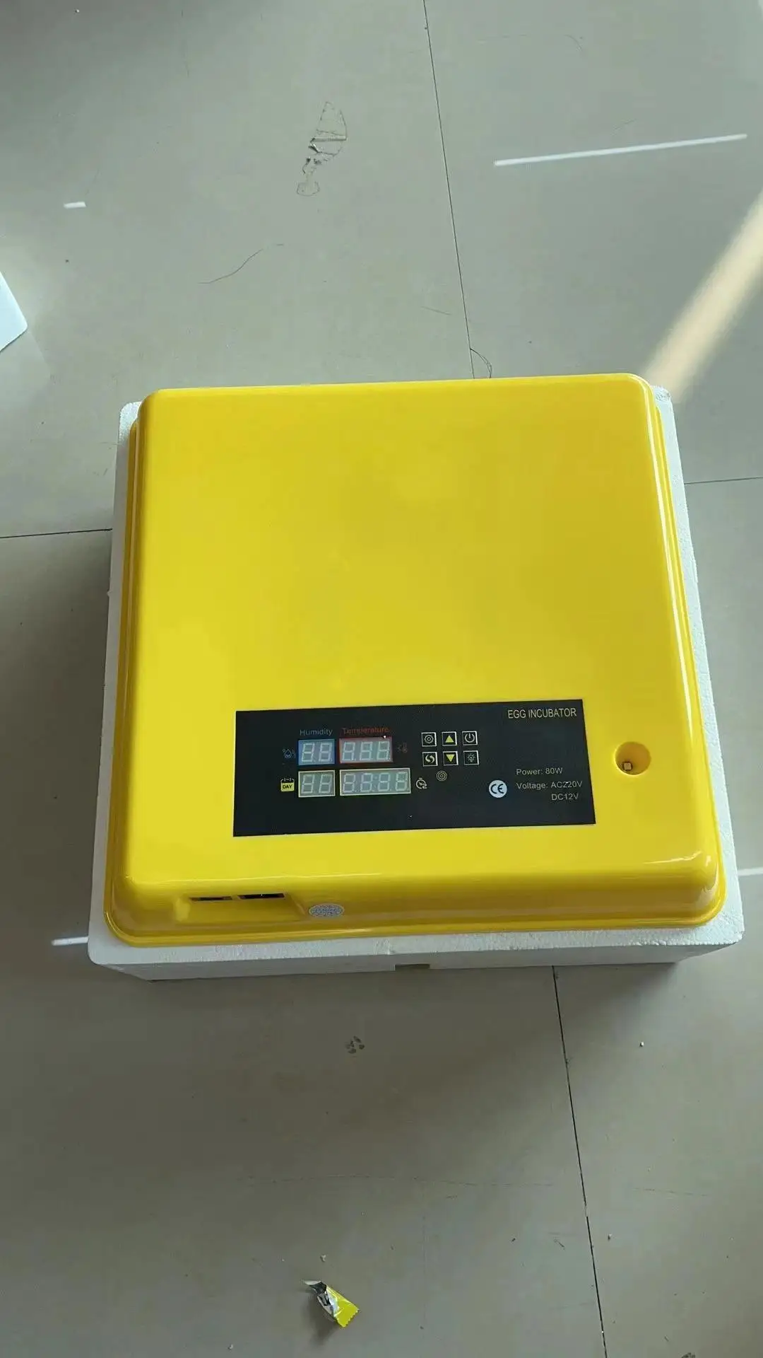 GREAT FARM Portable Small Incubator 36/48/56/72/96/112 Mini Incubator Multifunctional Automatic Egg Incubator Box