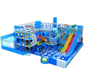 Commercial Children Indoor Playground Equipment with Toddler Area Gun City Trampoline