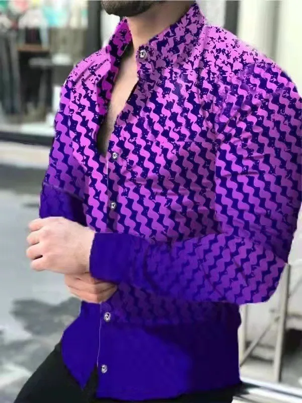 Plus Size Men's Shirts Man Shirt Long Sleeve Shirts For Men Casual