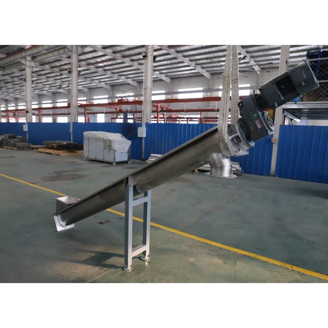 Shaftless Screw Conveyor for Sludge Conveying Grain and Flour Transferring Sludge Conveyor