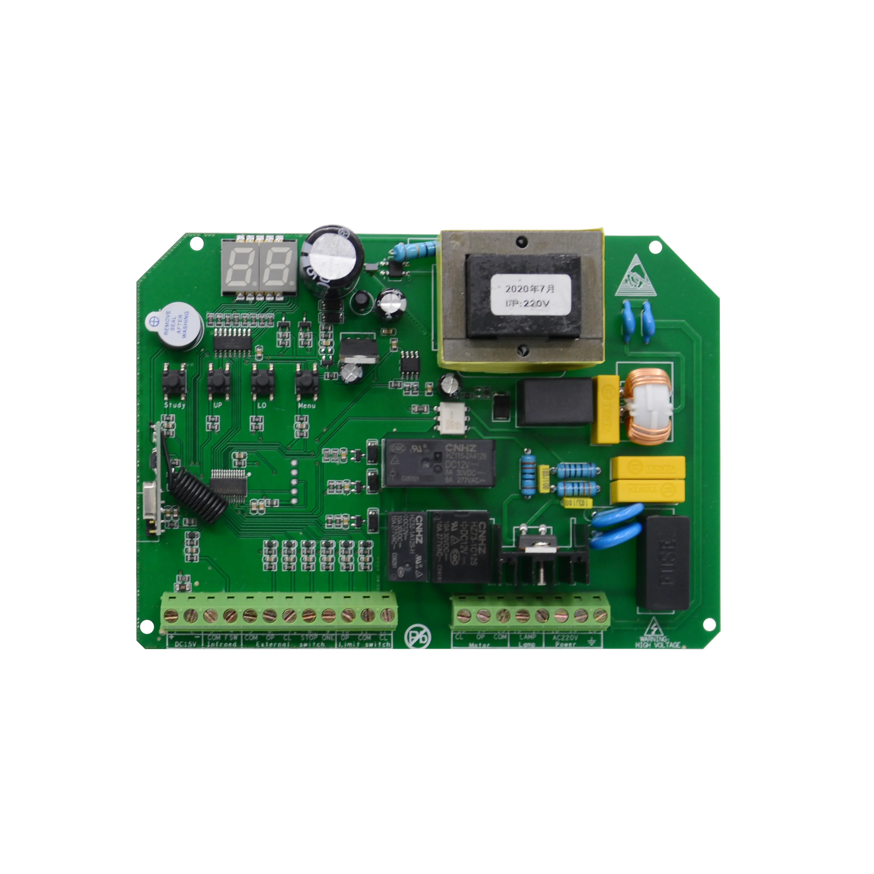 YET868-V2.0 220 110 переменного тока 433 м плата управления раздвижными воротами панель дверным контроллером для двигателя раздвижных