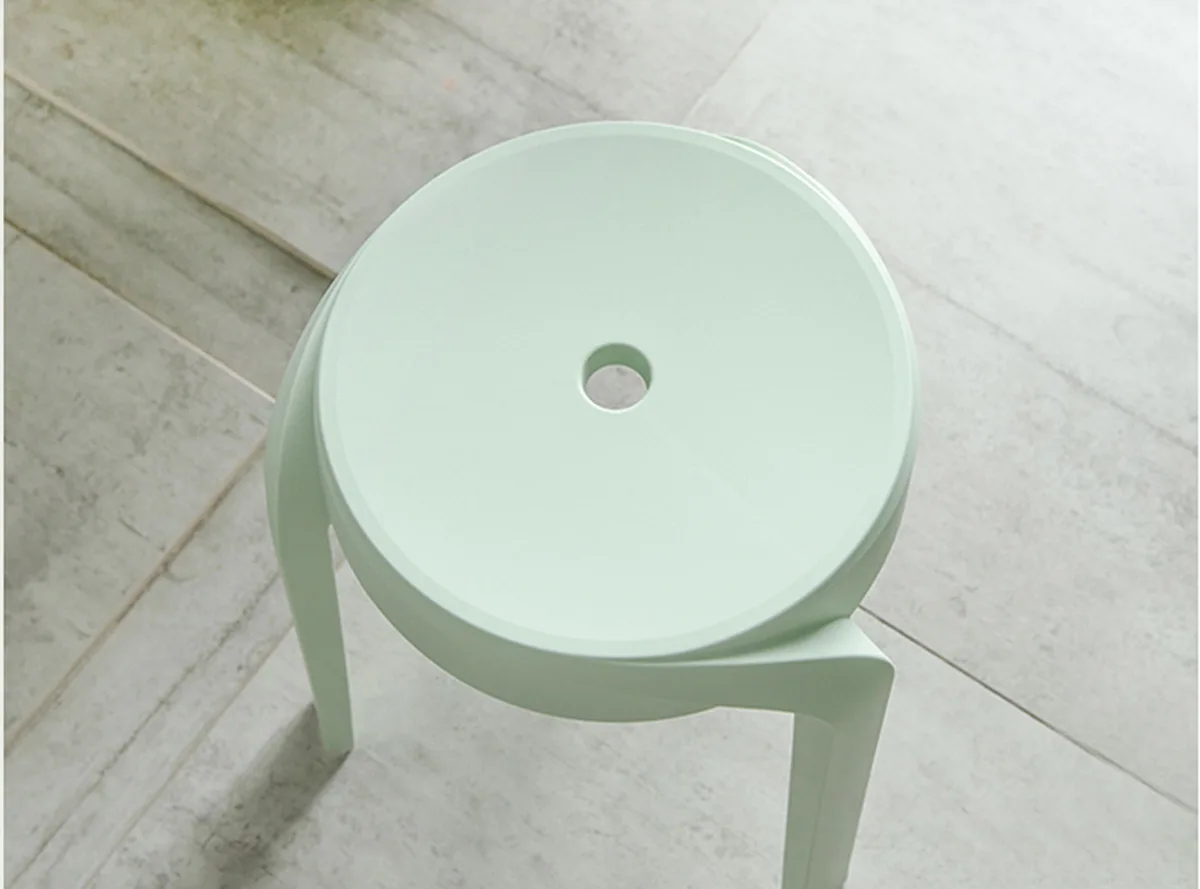 Project Furniture Matching High Quality Multi Colour Available Stackable Plastic Round Stools