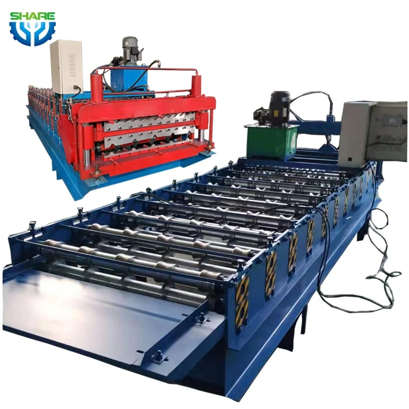 Zinc Roofing Sheet Making Machine Metal Tile Roof Sheet Roll Forming Machine Galvanized Roofing Sheets Making Machine