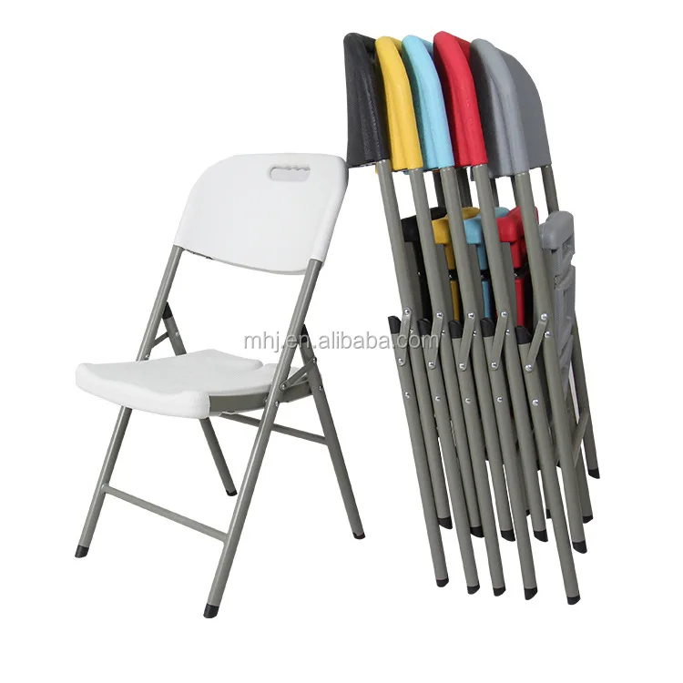 Полиэтилен высокой плотности оптовая продажа белый Садовый пластиковый складной стул для наружной вечеринки свадьбы мероприятия