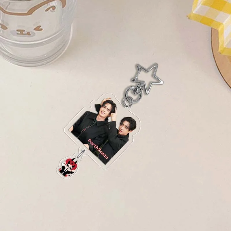 Thai Star GMMTV CP Acrylic Keychains JimmySea PerthSanta