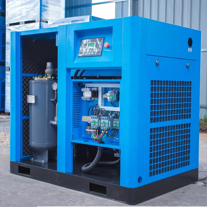 220В 10 бар 55 кВт стационарный воздушный компрессор энергосберегающий винтовой компрессор в Мексике