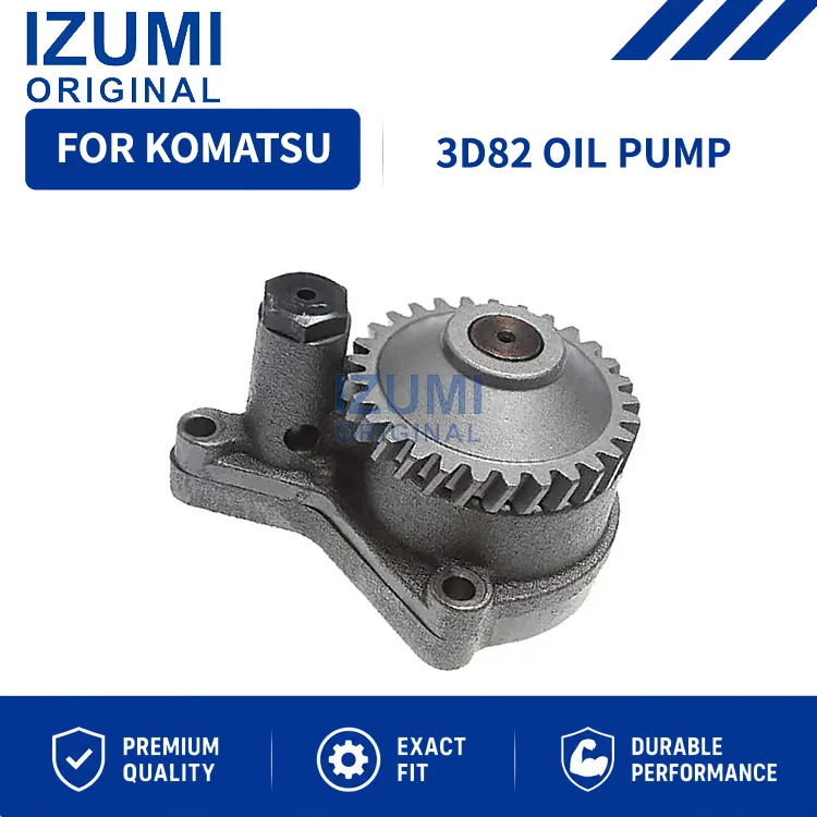 IZUMI ORIGINAL 3D82 129001-32001 Oil Pump diesel engine parts for Komatsu