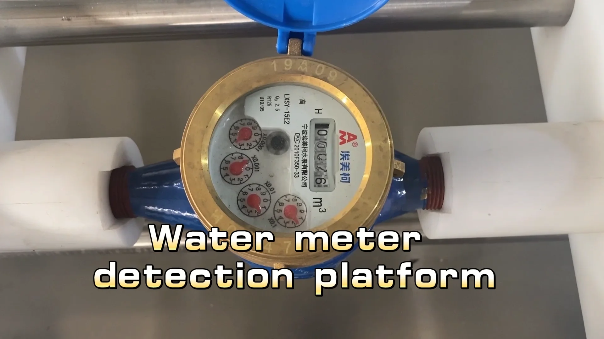 Piston Type Water Meter Calibration Device Water Meter Test Bench Water
