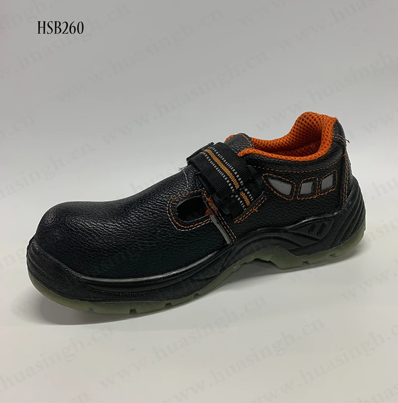 LXG,heavy Industry Hot Weather Steel Toe Insert Sandals Style Safety Shoes Kitchen Chef Anti-hit Safety slippers HSB260