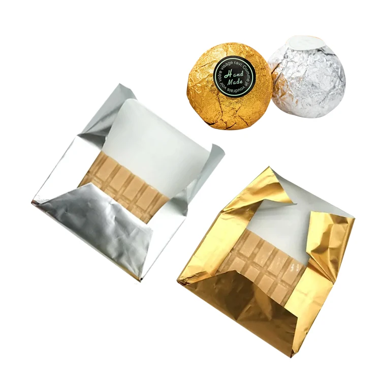 Printed Customized Aluminum Foil Paper for Chocolate Wrapping and Food Packing