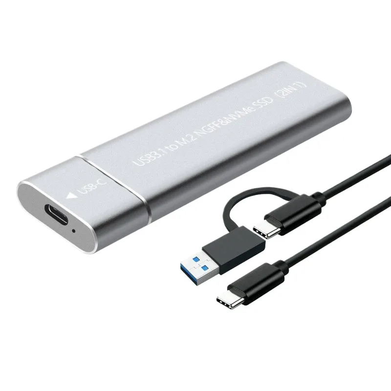 Жесткий диск M.2 поддерживает протокол ngff/nvme ssd к usb3.1 твердотельный металлический жесткий type-c