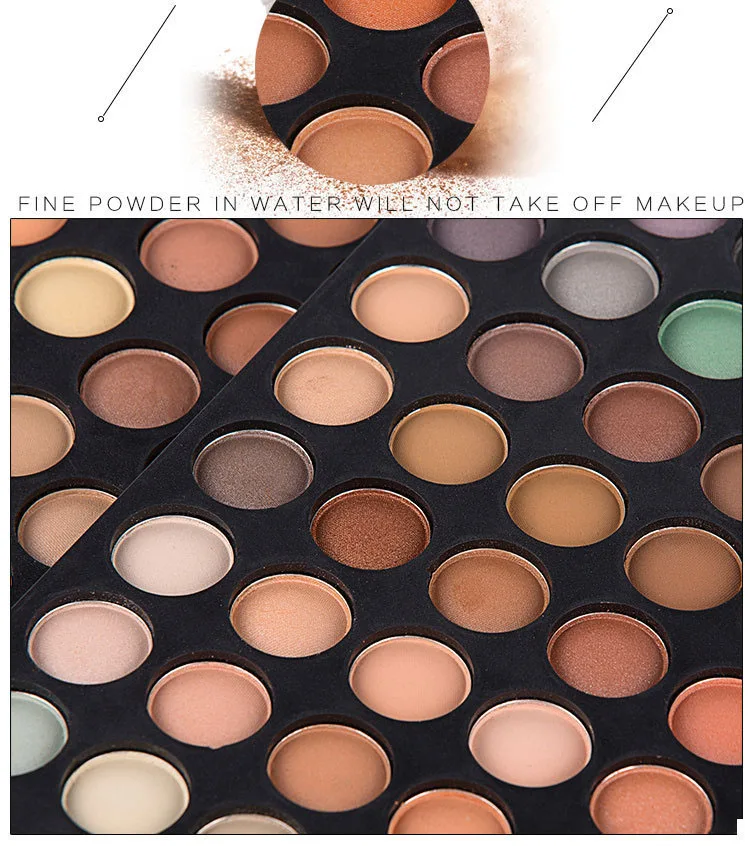 Wholesale Oem 120 Colors Vegan Eyeshadow Palette Make Up Private Label