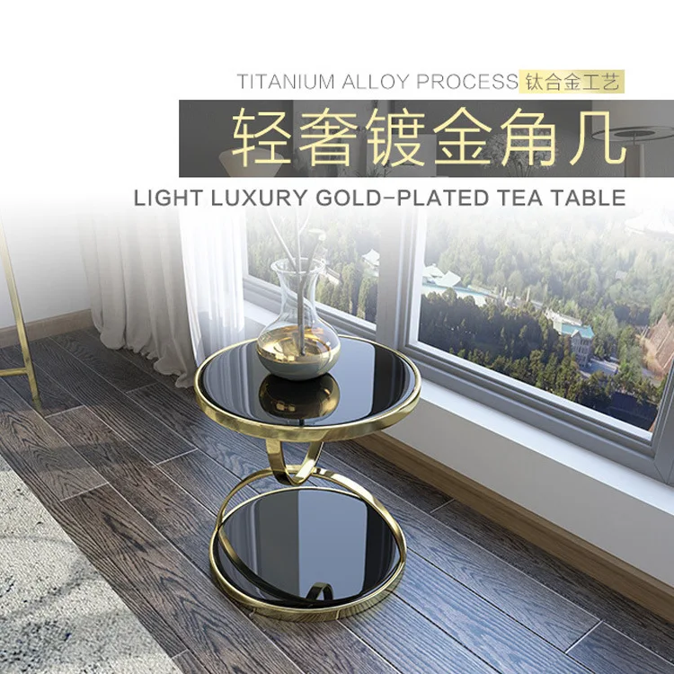 Living Room Furniture Antique End Black And Gold Sofa Table French