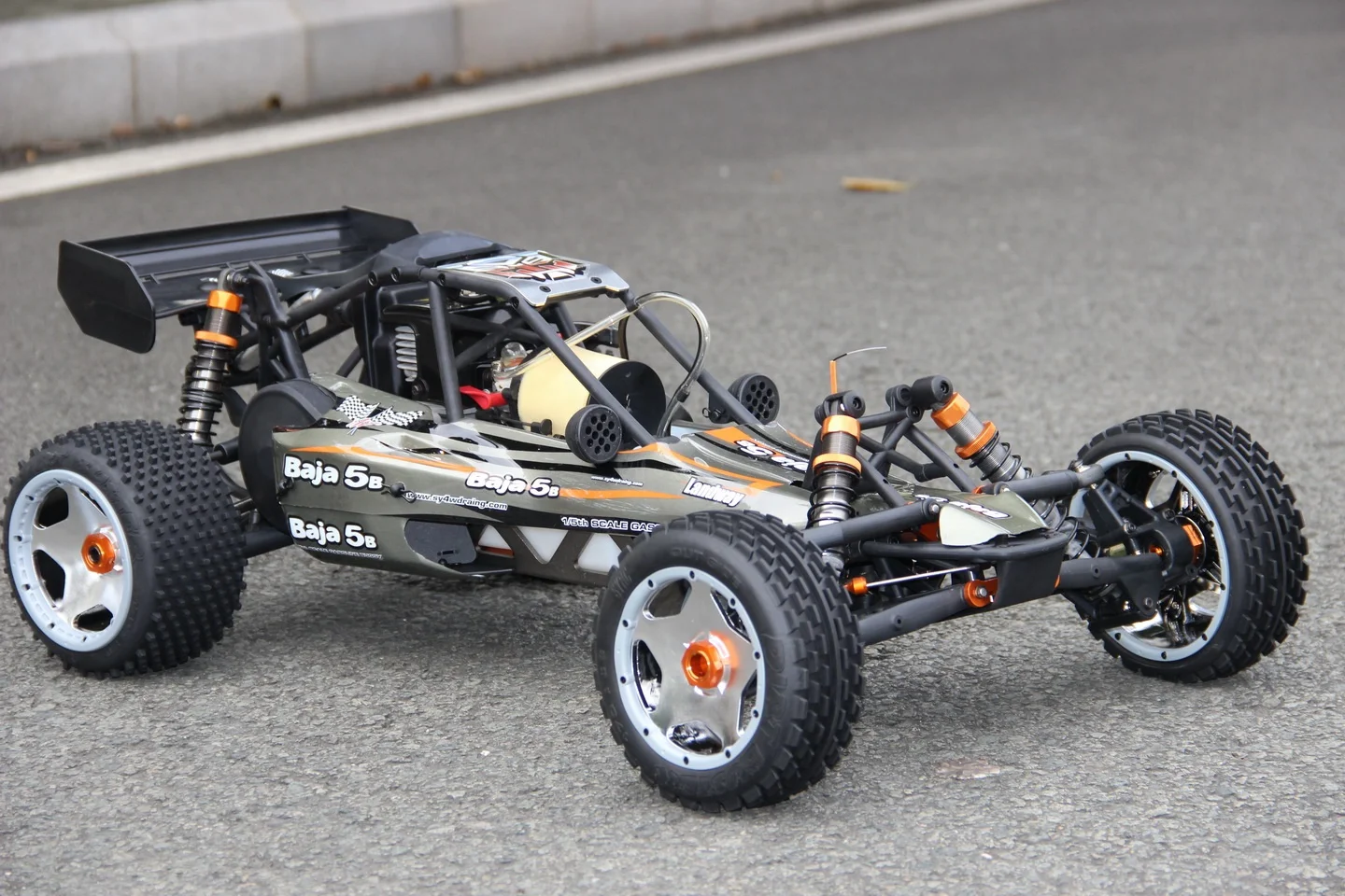 SY 1/5 Scale RC Gasoline Car 2.4G 2WD Off-road Buggy 30.5CC Petrol Engine RTR Toys for Big Boys